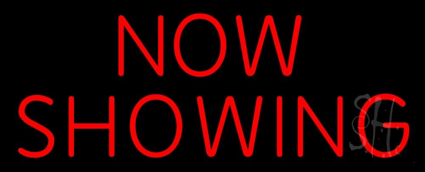 Now Showing Neon Sign