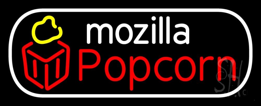 Red Popcorn Neon Sign