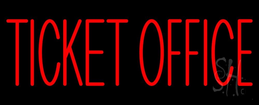 Ticket Office Neon Sign