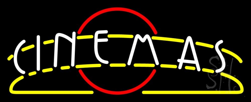 Cinemas Neon Sign