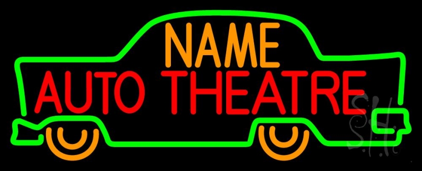 Custom Auto Theatre Car Logo Neon Sign