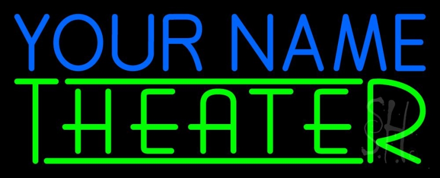 Custom Green Theater Neon Sign
