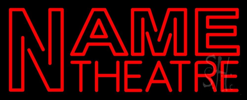 Custom Red Theatre 1 Neon Sign