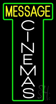 Custom Vertical Cinemas Neon Sign