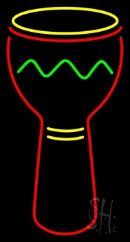 Djembe Drum Neon Sign