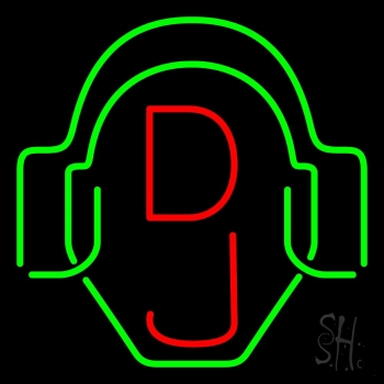 Dj Logo 2 Neon Sign