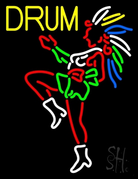 Drum 2 Neon Sign
