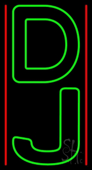 Green Dj Block 1 Neon Sign