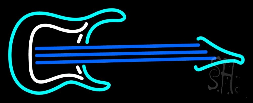 Guitar 1 Logo Neon Sign