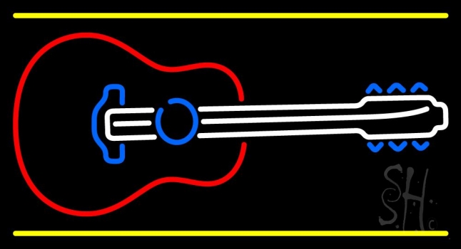Guitar Neon Sign