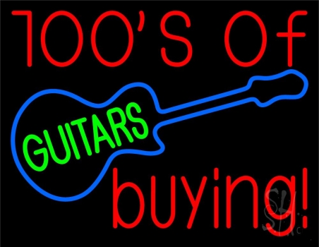 Guitars 2 Neon Sign