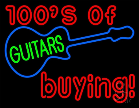 Guitars Neon Sign