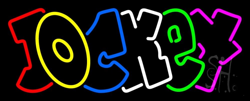 Jockey 1 Neon Sign