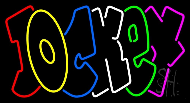 Jockey Neon Sign