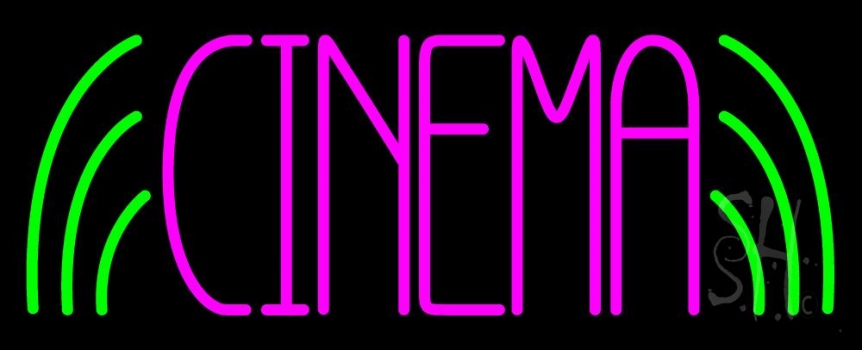 Pink Cinema Block Neon Sign