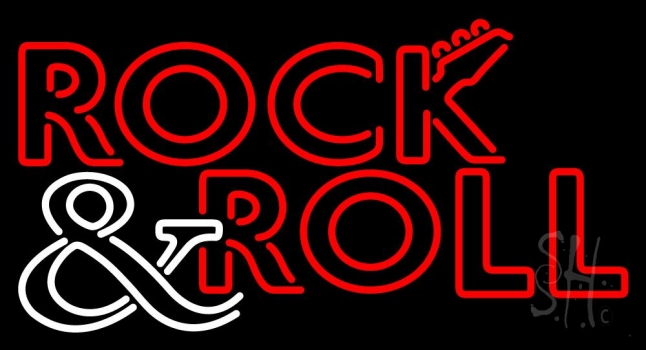 Rock And Roll Neon Sign