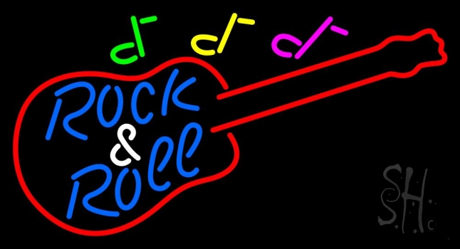 Rock N Roll Neon Sign