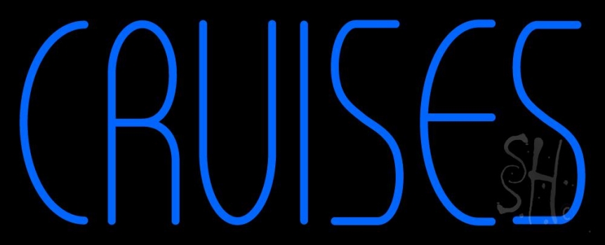 Blue Cruises Neon Sign
