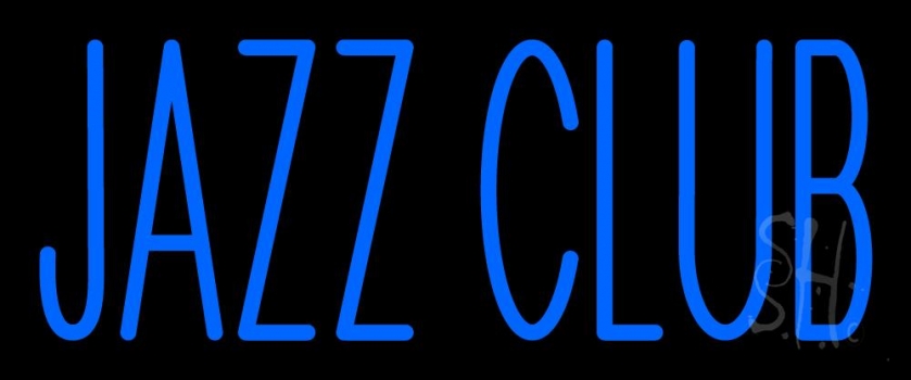 Blue Jazz Club Neon Sign