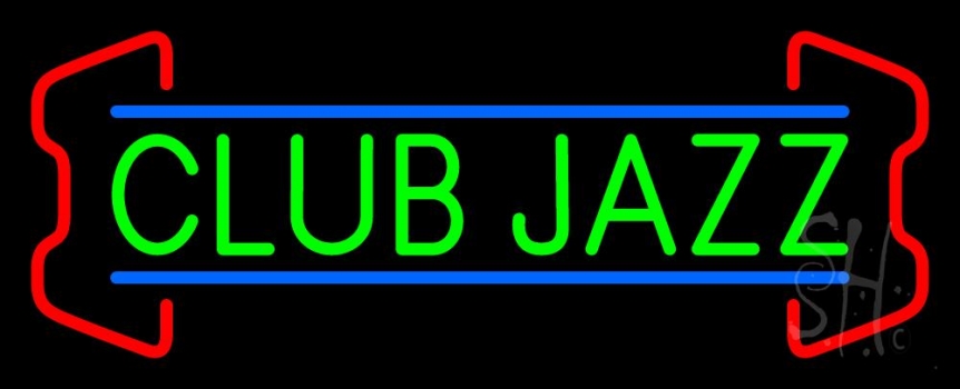 Green Club Jazz Block 2 Neon Sign