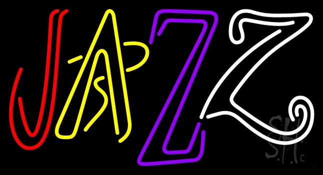 Multicolor Jazz Neon Sign
