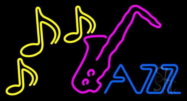 Jazz With Logo 1 Neon Sign