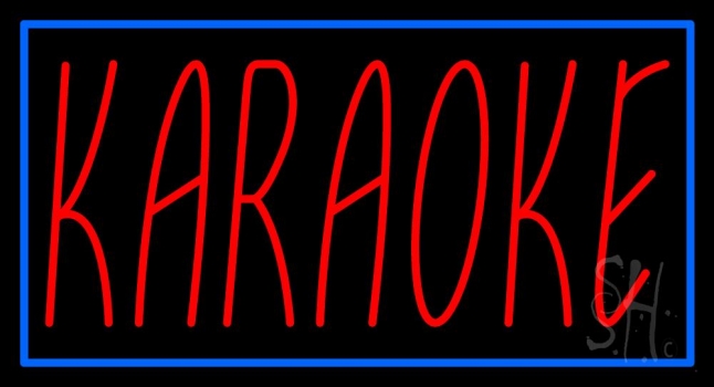 Karaoke Block Neon Sign