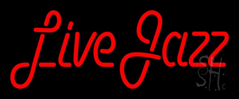 Live Jazz 1 Neon Sign