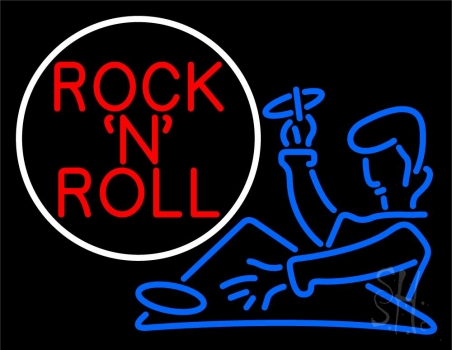 Rock N Roll Dj Neon Sign