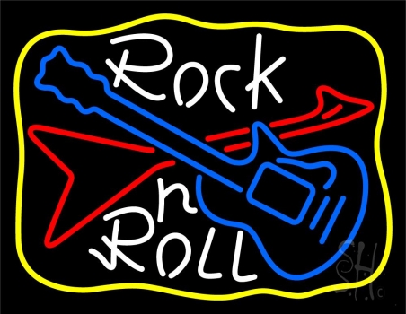White Rock N Roll Neon Sign