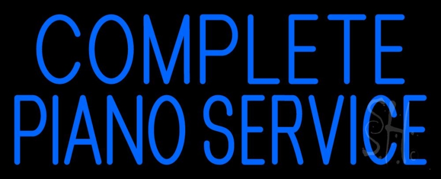 Complete Piano Service 1 Neon Sign