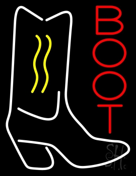 Cowboy Boot 1 Neon Sign
