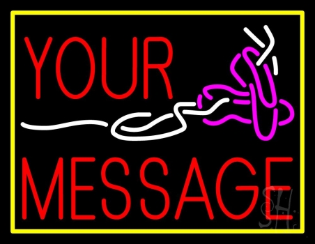 Custom Ballet With Border Neon Sign