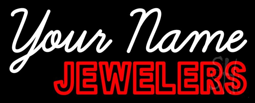 Custom Jewelers Neon Sign