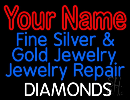 Custom Jewelry Repair Neon Sign