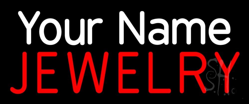 Custom Red Jewelry Neon Sign