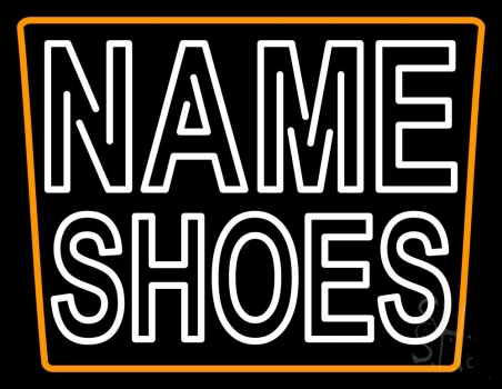 Custom White Shoes Neon Sign