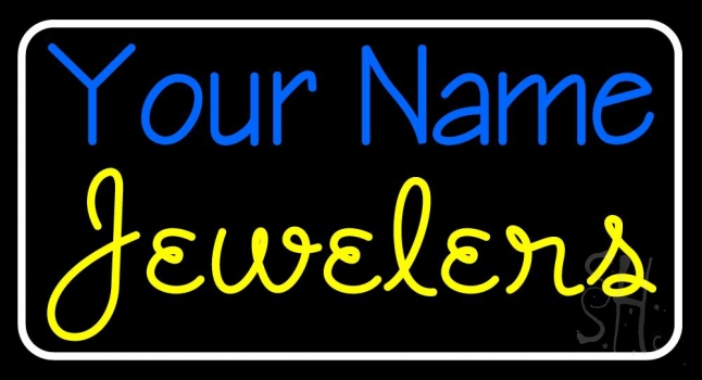 Custom Yellow Jewelers Neon Sign