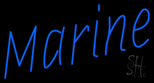 Marine Neon Sign