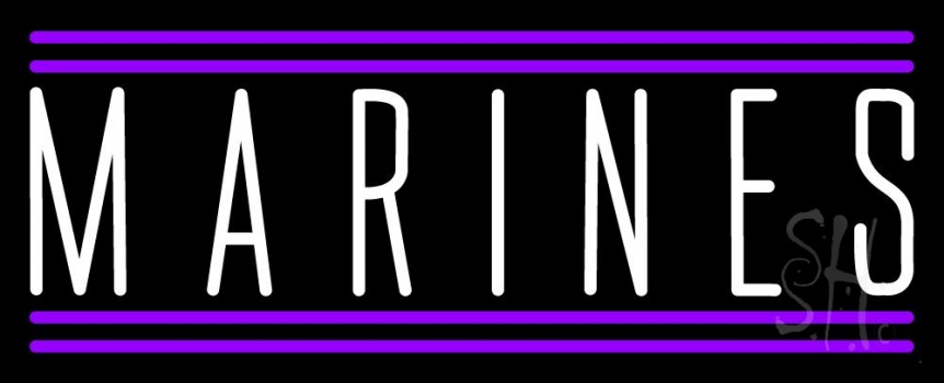 Marines Neon Sign