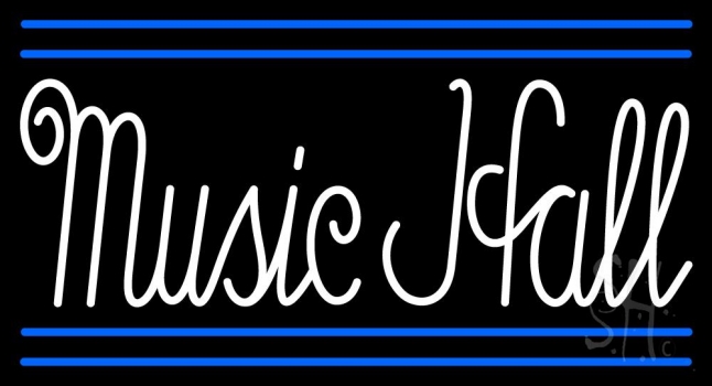 Music Hall 2 Neon Sign