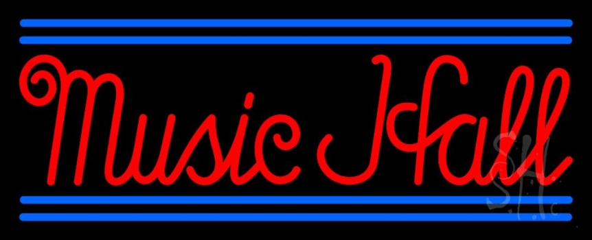Music Hall Neon Sign