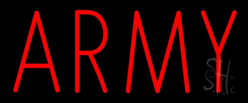 Red Army Neon Sign