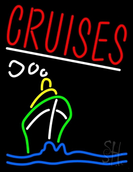 Red Cruises Neon Sign