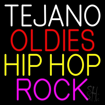 Tejano Oldies Hiphop Rock 2 Neon Sign