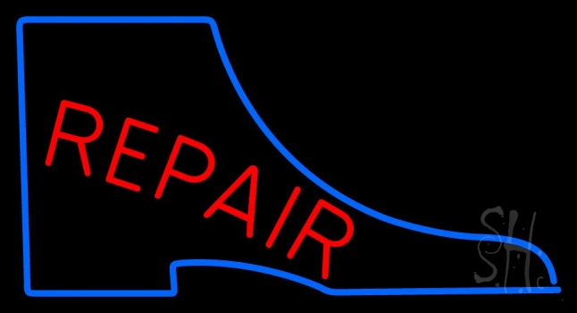 Boot Repair Neon Sign