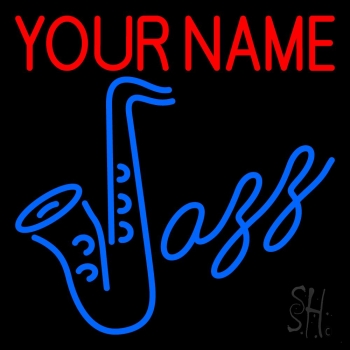Custom Blue Jazz Neon Sign