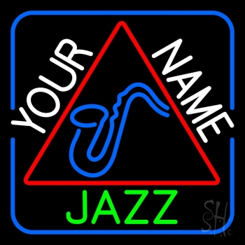 Custom Jazz Green Block Neon Sign