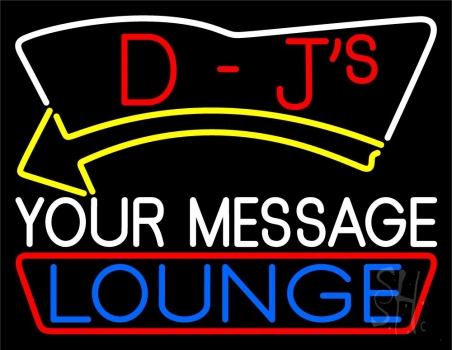 Custom Red Dj Neon Sign