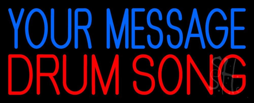 Custom Red Drum Song Neon Sign